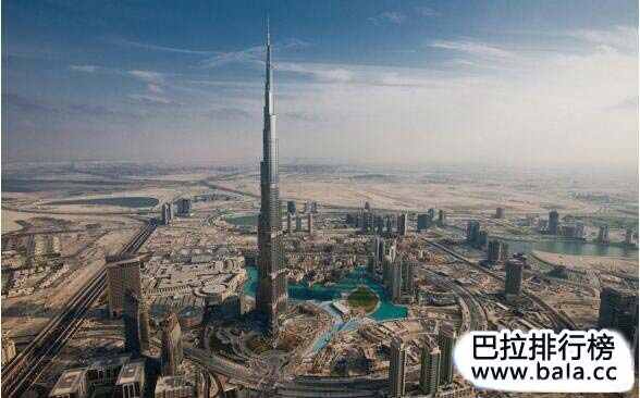 世界上最高的建筑排名,迪拜高楼1600米无人能敌